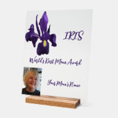 Iris World's Best Mama Award Acrylschild (Winkel)