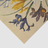 Iris Xiphium (Iris Hispanica) von Arentina Arendse Seidenpapier (Ausschnitt)