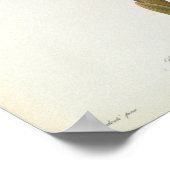 Iris Xyphioides von `Les Liliacees', 1808 Poster (Ecke)