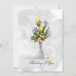 Iris & Yellow Roses Denken Sie an Sie