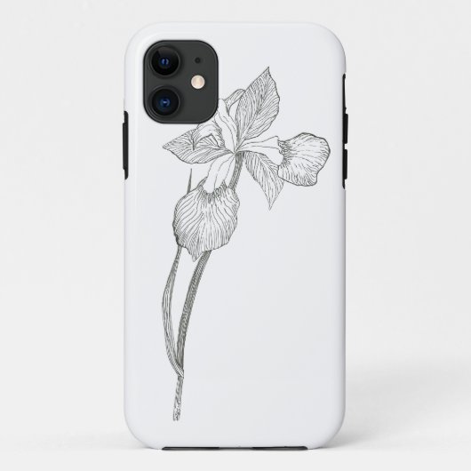 Iris Zeichne iPhone5-Gehäuse Case-Mate iPhone Hülle (Rückseite)