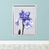 Irisblüte Leinwanddruck (Insitu (Holzboden))