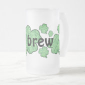 Irisbrauen frostige Tasse (VorderseiteRechts)