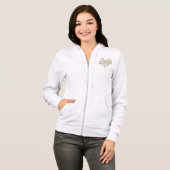 Irisch am Heart St. Patrick's Day Personalisiert Hoodie (Vorne ganz)