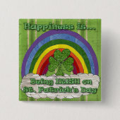 Irisch am St. Patrick's Day Button (Vorderseite)