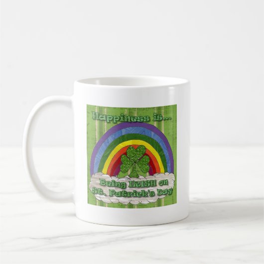 Irisch am St. Patrick's Day Kaffeetasse (Links)