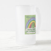 Irisch am St. Patrick's Day Mattglas Bierglas (VorderseiteRechts)