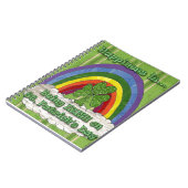 Irisch am St. Patrick's Day Notizblock (Linke Seite)