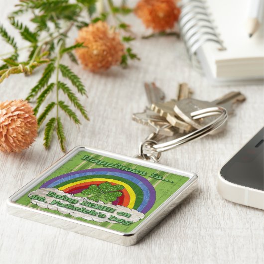 Irisch am St. Patrick's Day Schlüsselanhänger (Seite)