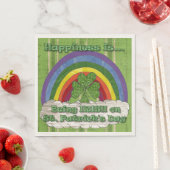 Irisch am St. Patrick's Day Serviette (Beispiel)