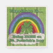 Irisch am St. Patrick's Day Serviette (Vorderseite)