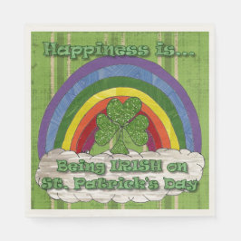 Irisch am St. Patrick's Day Serviette