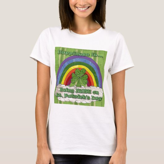 Irisch am St. Patrick's Day T-Shirt (Vorderseite)