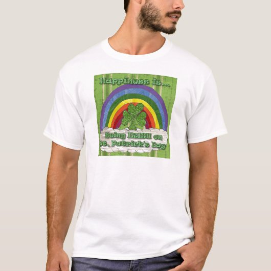 Irisch am St. Patrick's Day T-Shirt (Vorderseite)