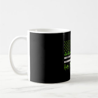 Irisch-amerikanische Flagge St. Patrick's Day Sham Kaffeetasse