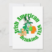 Irisch-amerikanisches Trinkteam (Vorderseite)