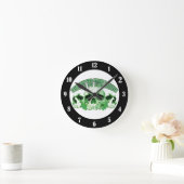 Irisch auf den Knochenhals Runde Wanduhr (Zuhause)