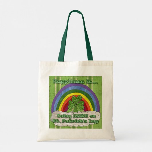 Irisch auf St Patrick's Day Tote Bag sein Tragetasche (Rückseite)