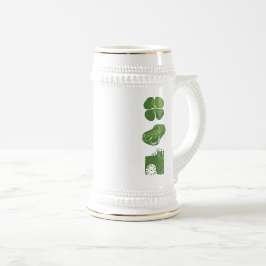 IRISCH. AUTO. BOMBE BIERGLAS (VorderseiteRechts)