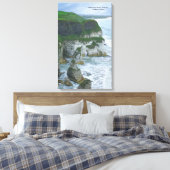 Irisch-Bild für Stretched Canvas Print Leinwanddruck (Insitu (Schlafzimmer))