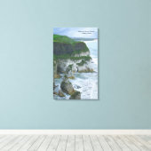 Irisch-Bild für Stretched Canvas Print Leinwanddruck (Insitu (Holzboden))