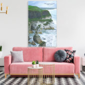 Irisch-Bild für Stretched Canvas Print Leinwanddruck (Insitu (Wohnzimmer))