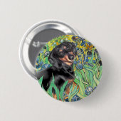 Irisch - Dachsund (BT4) Button (Vorne & Hinten)