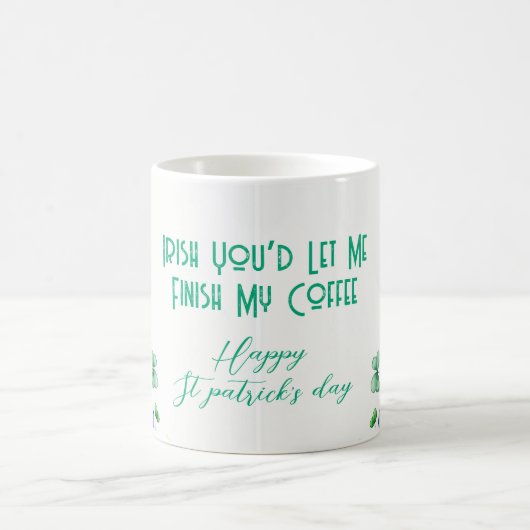 Irisch, du hast mir Gelassen, meinen Kaffee zu bee Kaffeetasse (Mittel)