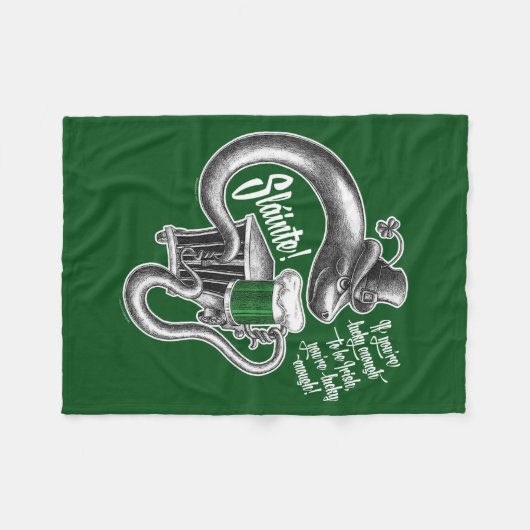 Irisch Fleecedecke (Vorderseite (Horizontal))