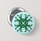 Irisch-Froschgesang-Schwimmteam Button (Vorne & Hinten)