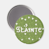 Irisch für Anklang oder Gesundheit Magnet (Vorderseite/Rückseite)