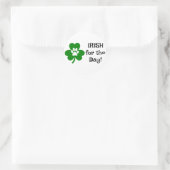 Irisch für den ☘️ 🍻 runder aufkleber (Tasche)