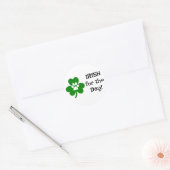 Irisch für den ☘️ 🍻 runder aufkleber (Umschlag)