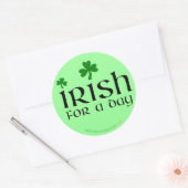 Irisch für ein Day Green Kleeblatt Stickers (Umschlag)