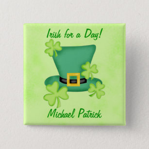 Irisch für ein Day St. Patrick's Name Abzeichen Bu Button