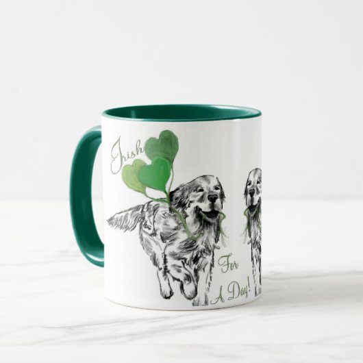 Irisch für eine Tasse (Vorderseite Links)