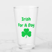 Irisch für einen Tag Glas (Vorderseite)