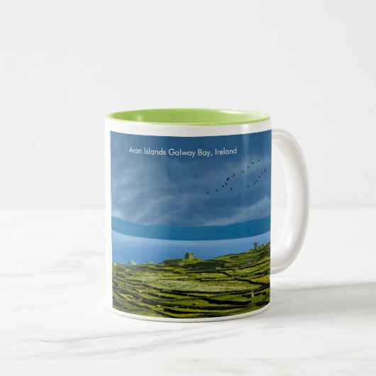 Irisch für Zwei-Tone-Tasse Zweifarbige Tasse (VorderseiteRechts)