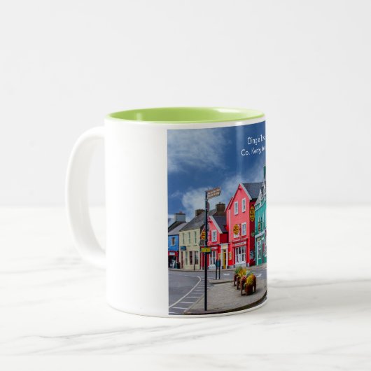 Irisch für Zwei-Tone-Tasse Zweifarbige Tasse (Vorderseite Links)