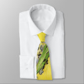 Irisch gegen gelben Hintergrund Van Gogh Fine Art Krawatte (Gebunden)
