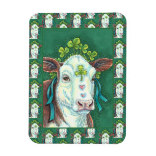 IRISCH GEZOGENE ST. PATRICK'S DAY FÄRSE, SHAMROCK- MAGNET