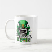 Irisch Grün Lass Die Shenanigans Beginnen Retro St Kaffeetasse (Links)