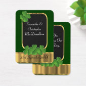 Irisch grüne Gastgeschenk Hochzeit danke (Schreibtisch)