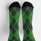 Irisch grüner Argyle Socken (Oben)