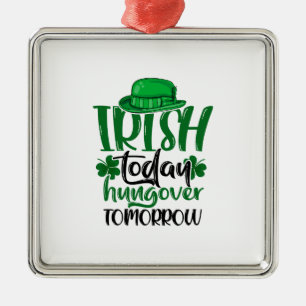 Irisch heute Hunger Morgen Ornament Aus Metall