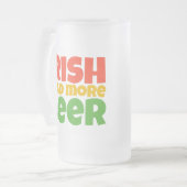 Irisch Ich Hatte Mehr Bier Frostglas Tasse (Vorderseite Links)