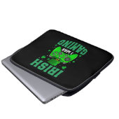 Irisch Ich spielte Laptopschutzhülle (Vorne Knopf)