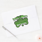 Irisch Ich war Betrunken Sticker (Umschlag)