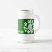 Irisch im Herzen Bierglas (VorderseiteRechts)