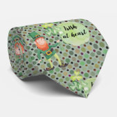 Irisch im Herzen Leprachaun St.Patrick's DayTie Krawatte (Gerollt)